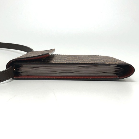 Louis Vuitton Damier CD Case DVD Bag Crossbody Shoulder Canvas Brown - Picture 4 of 15